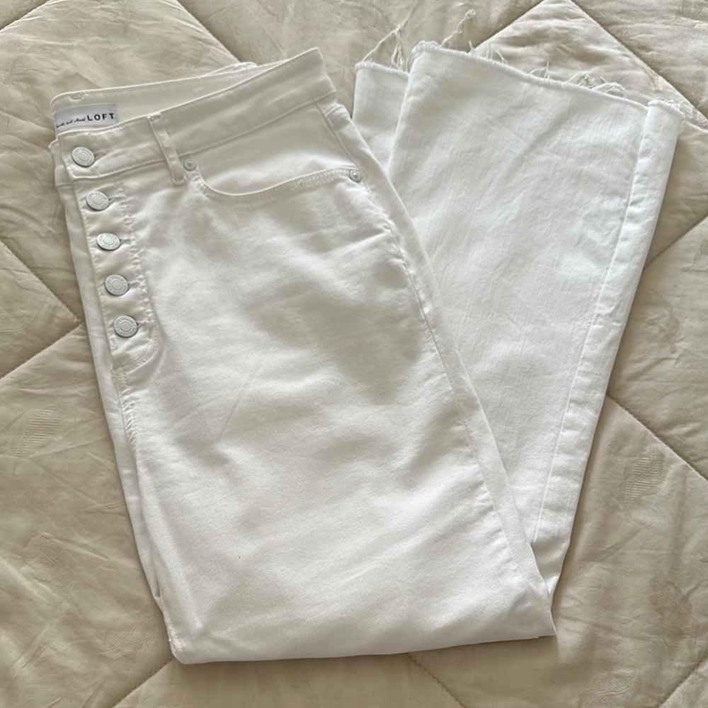 LOFT Curvy Kick Crop Jeans - 31/12